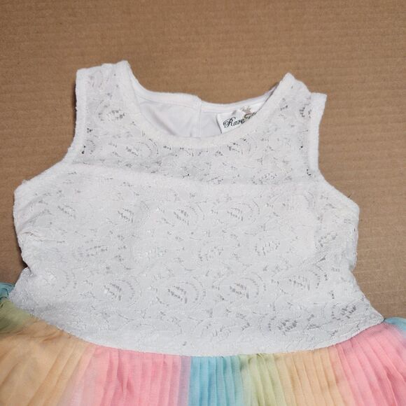 Rare Editions Rainbow Layer Bottom Dress 5 - Picture 4 of 5